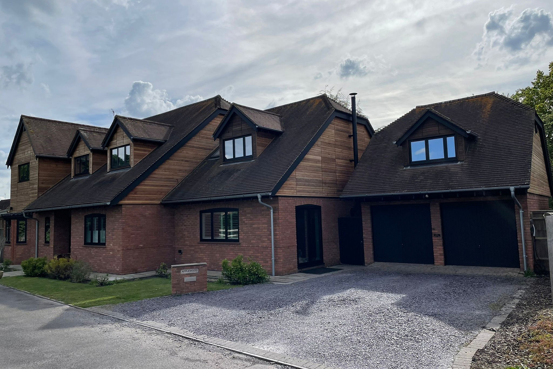 Applewood new build house