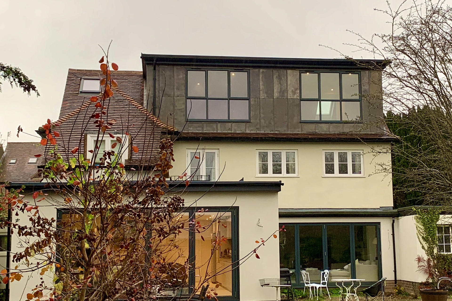 Hip End to Gable End After Rear View Woodstock