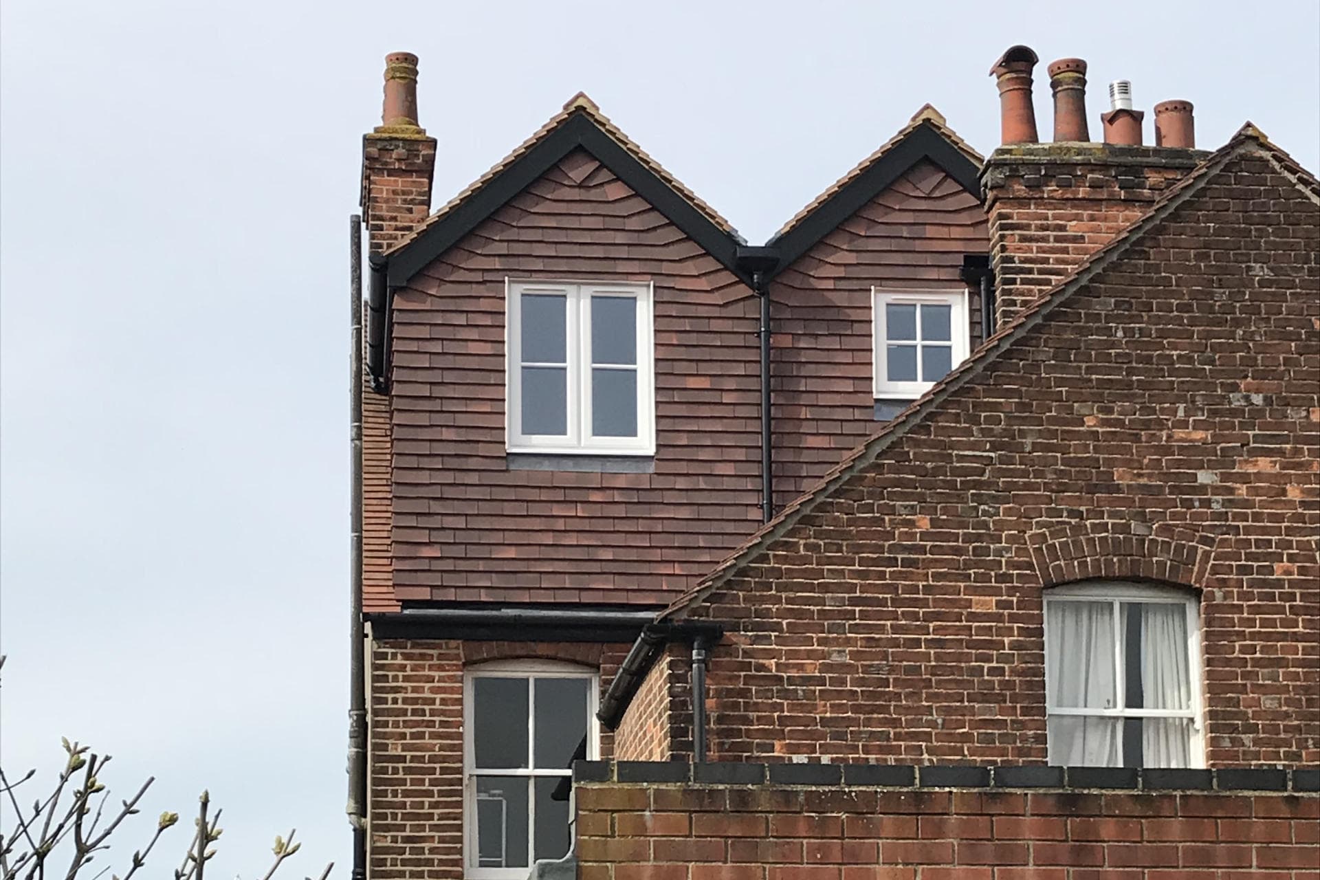Pitched roof dormer