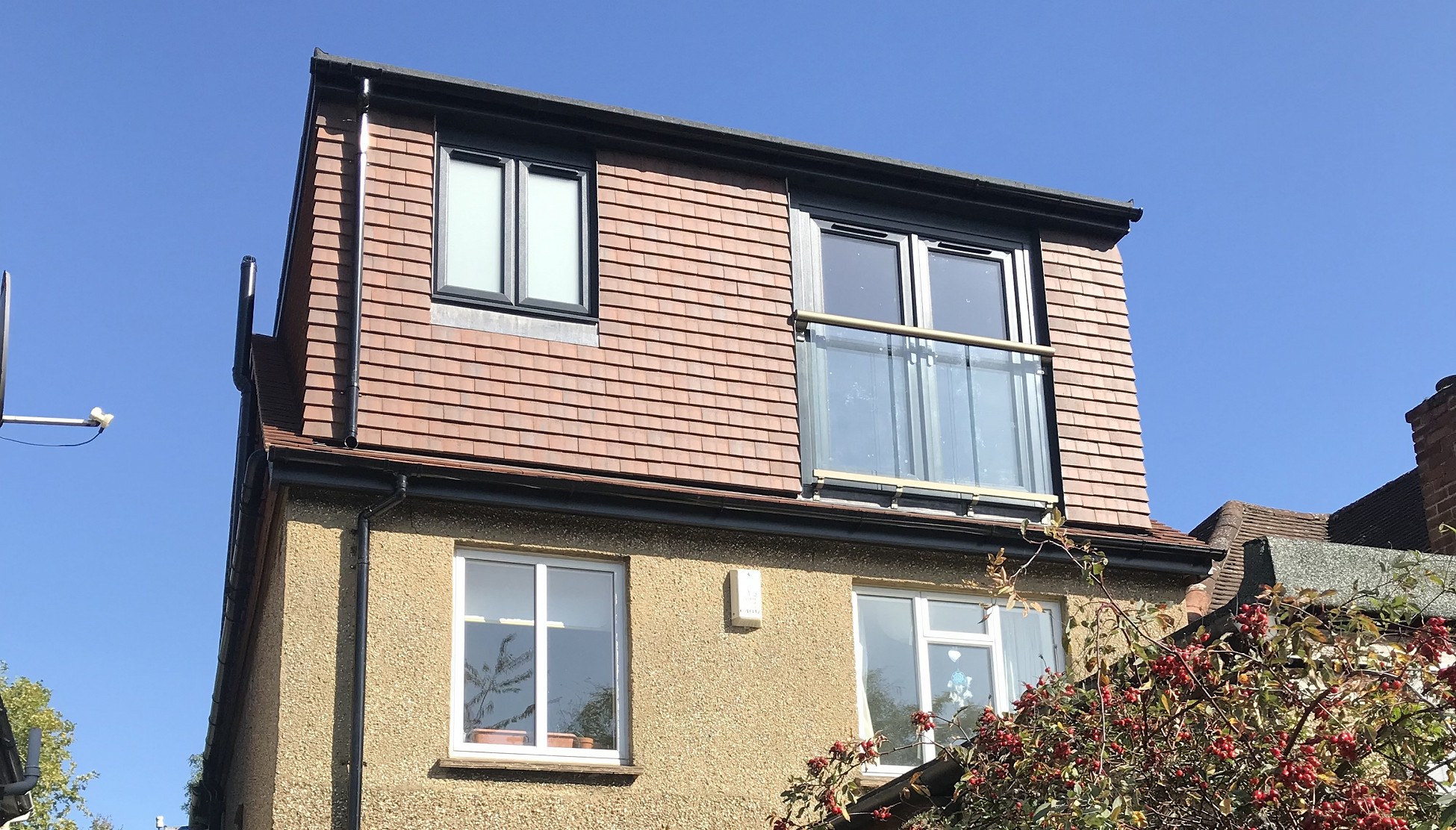 House with a loft conversion