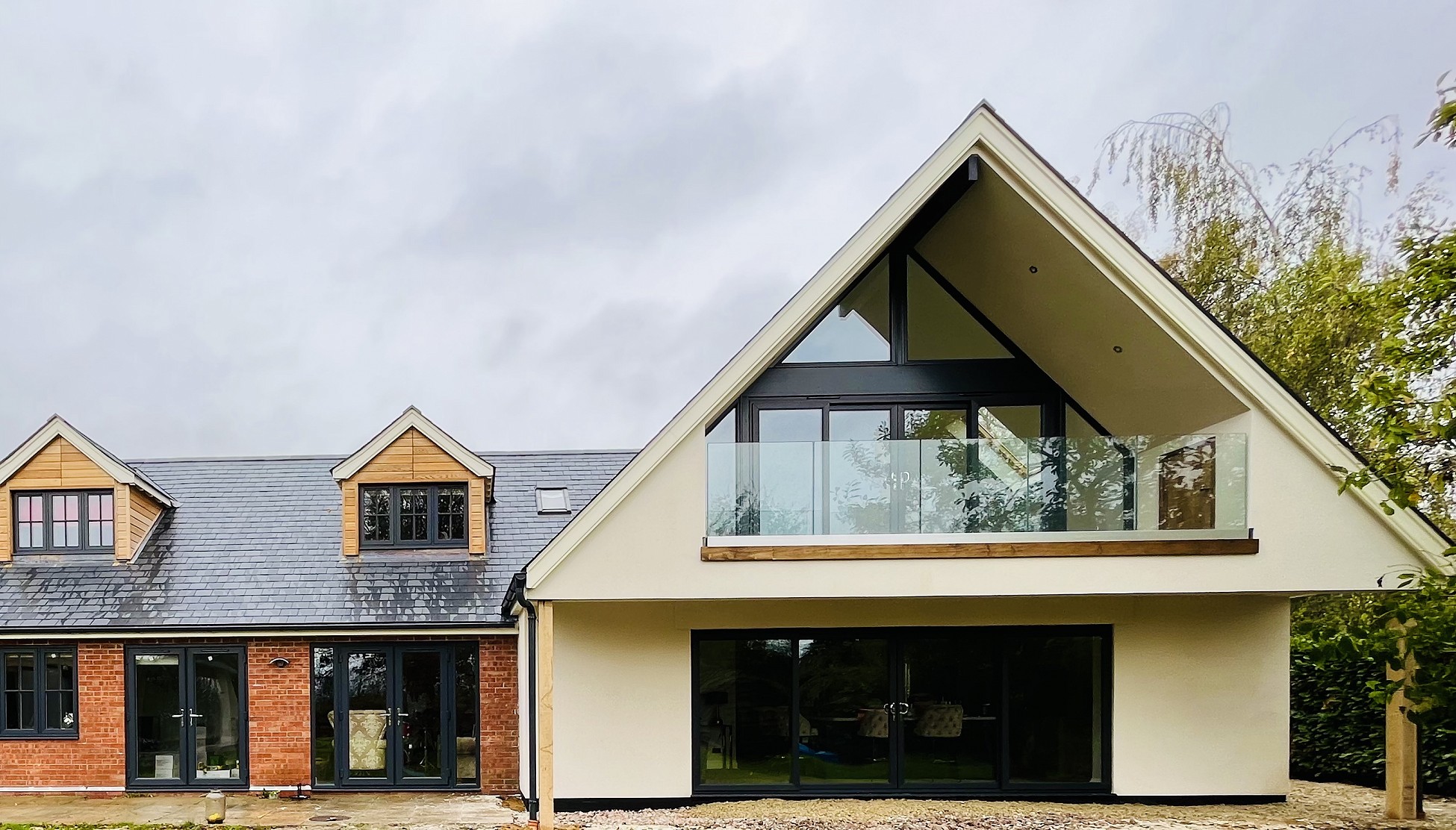 House with a loft conversion