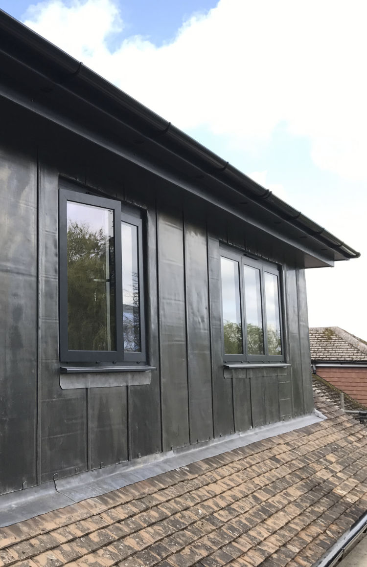 Flat roof Lead Dormer